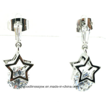 Alta Qualidade e Hot Selling China Jóias Moda Sterling Silver Star Brinco (E6406)